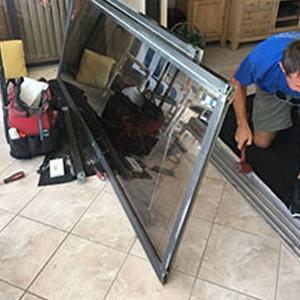 sliding glass door frame repair Maywood
